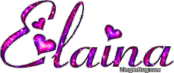 Click to get the codes for this image. Elaina Pink And Purple Glitter Name, Girl Names Free Image Glitter Graphic for Facebook, Twitter or any blog.