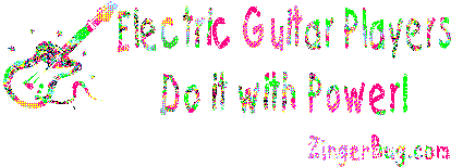 Click to get the codes for this image. Electric Gtr Players Do It With Power Joke, Music Comments, Funny Stuff  Jokes Free Image, Glitter Graphic, Greeting or Meme for Facebook, Twitter or any blog.
