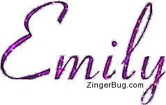Click to get the codes for this image. Emily Pink Glitter Name Text, Girl Names Free Image Glitter Graphic for Facebook, Twitter or any blog.