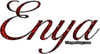 Click to get the codes for this image. Enya Red Glitter Name, Girl Names Free Image Glitter Graphic for Facebook, Twitter or any blog.