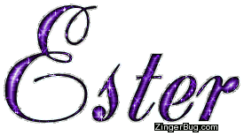 Click to get the codes for this image. Ester Purple Glitter Name, Girl Names Free Image Glitter Graphic for Facebook, Twitter or any blog.