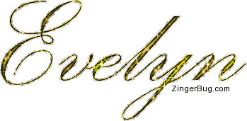 Click to get the codes for this image. Evelyn Gold Glitter Name, Girl Names Free Image Glitter Graphic for Facebook, Twitter or any blog.