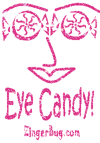 Click to get the codes for this image. Eye Candy Glitter Graphic, Flirty Free Image, Glitter Graphic, Greeting or Meme for Facebook, Twitter or any blog.