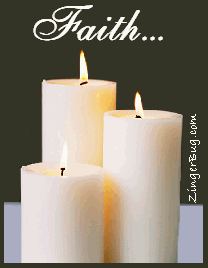 Click to get the codes for this image. Faith Burning Candles Graphic, Faith and Spirituality Free Image, Glitter Graphic, Greeting or Meme for any forum, website or blog.
