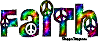 Click to get the codes for this image. Faith Rainbow Peace Sign Glitter Name, Girl Names Free Image Glitter Graphic for Facebook, Twitter or any blog.
