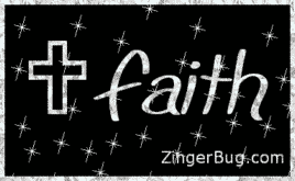 Click to get the codes for this image. Faith Silver Stars Glitter Text Graphic, Faith and Spirituality, Religious  Christian Free Image, Glitter Graphic, Greeting or Meme for any forum, website or blog.