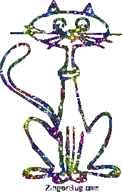 Click to get the codes for this image. Fancy Glitter Cat Multi Glitter Graphic, Animals  Cats, Animals  Cats Free Image, Glitter Graphic, Greeting or Meme for Facebook, Twitter or any forum or blog.