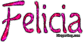 Click to get glitter graphics of girl's names beginning with the letter F.