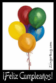 Click to get the codes for this image. Feliz Cumpleanos Balloons Swirl, Feliz Cumpleanos Spanish, Happy Birthday, Happy Birthday, Birthday Balloons Free Image, Glitter Graphic, Greeting or Meme for Facebook, Twitter or any forum or blog.