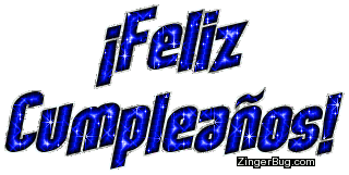 Click to get the codes for this image. Feliz Cumpleanos Blue Glitter Text, Feliz Cumpleanos Spanish, Happy Birthday, Birthday Glitter Text Free Image, Glitter Graphic, Greeting or Meme for Facebook, Twitter or any forum or blog.