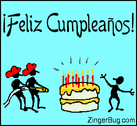 Click to get the codes for this image. Feliz Cumpleanos Fire Hose, Feliz Cumpleanos Spanish, Happy Birthday, Happy Birthday, Birthday Cakes Free Image, Glitter Graphic, Greeting or Meme for Facebook, Twitter or any forum or blog.
