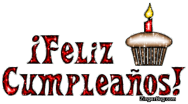 Click to get the codes for this image. Feliz Cumpleanos Red Glitter Text With Chocolate Cupcake, Feliz Cumpleanos Spanish, Happy Birthday, Birthday Glitter Text, Birthday Cakes Free Image, Glitter Graphic, Greeting or Meme for Facebook, Twitter or any forum or blog.