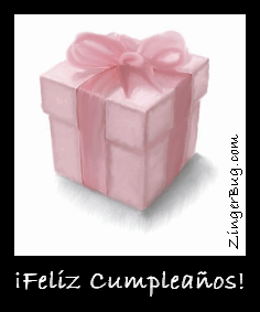 Click to get the codes for this image. Feliz Cumpleanos Regalito, Birthday Presents, Birthday Swirls, Feliz Cumpleanos Spanish, Spanish, Happy Birthday Free Image, Glitter Graphic, Greeting or Meme for Facebook, Twitter or any forum or blog.