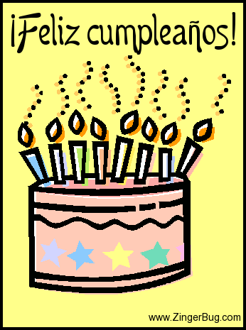 Click to get the codes for this image. Feliz Cumpleanos Yellow Cake, Feliz Cumpleanos Spanish, Happy Birthday, Happy Birthday, Birthday Cakes Free Image, Glitter Graphic, Greeting or Meme for Facebook, Twitter or any forum or blog.