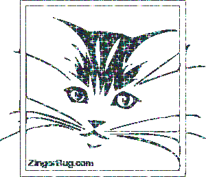 Click to get the codes for this image. Framed Glitter Kitty Face Metallic Glitter Graphic, Animals  Cats, Animals  Cats Free Image, Glitter Graphic, Greeting or Meme for Facebook, Twitter or any forum or blog.