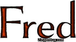 Click to get the codes for this image. Fred Orange Glitter Name, Guy Names Free Image Glitter Graphic for Facebook, Twitter or any blog.
