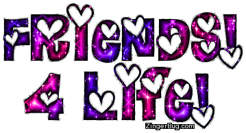 Click to get the codes for this image. Friends 4 Life Pink Purple Glitter Hearts Text, Friendship, Popular Favorites Glitter Graphic, Comment, Meme, GIF or Greeting