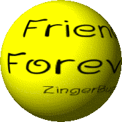 Click to get the codes for this image. This cute graphic is a 3D round yellow rotating smiley face with the comment: Friends Forever!