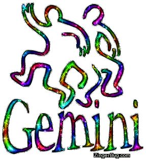 Click to get the codes for this image. Gemini Rainbow Glitter Astrology Sign, Gemini Free Glitter Graphic, Animated GIF for Facebook, Twitter or any forum or blog.