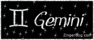 Click to get the codes for this image. Gemini Silver Stars Glitter Text Graphic, Gemini Free Glitter Graphic, Animated GIF for Facebook, Twitter or any forum or blog.