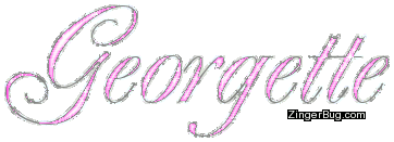 Click to get the codes for this image. Georgette Pink Glitter Name, Girl Names Free Image Glitter Graphic for Facebook, Twitter or any blog.