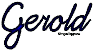 Click to get the codes for this image. Gerold Blue Glitter Name, Guy Names Free Image Glitter Graphic for Facebook, Twitter or any blog.