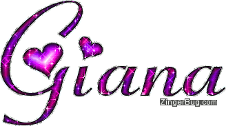 Click to get the codes for this image. Giana Pink And Purple Glitter Name, Girl Names Free Image Glitter Graphic for Facebook, Twitter or any blog.