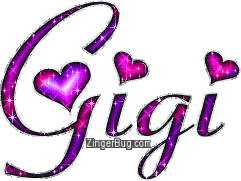 Click to get the codes for this image. Gigi Pink And Purple Glitter Name, Girl Names Free Image Glitter Graphic for Facebook, Twitter or any blog.