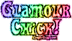 Click to get the codes for this image. Glamour Chick Rainbow Glitter Text Graphic, Girly Stuff, Glamour Chick Free Image, Glitter Graphic, Greeting or Meme for Facebook, Twitter or any forum or blog.