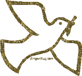 Click to get the codes for this image. Glitter Dove Gold Graphic, Animals, Animals  Birds Free Image, Glitter Graphic, Greeting or Meme for Facebook, Twitter or any forum or blog.