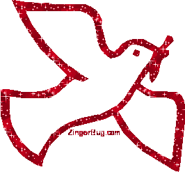 Click to get the codes for this image. Glitter Dove Red Graphic, Animals, Animals  Birds Free Image, Glitter Graphic, Greeting or Meme for Facebook, Twitter or any forum or blog.