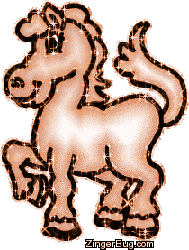 Click to get the codes for this image. Glitter Graphic Pony Brown, Animals, Animals  Horses  Hooved Creatures Free Image, Glitter Graphic, Greeting or Meme for Facebook, Twitter or any forum or blog.