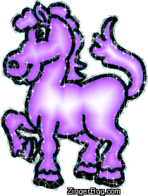 Click to get the codes for this image. Glitter Graphic: Pony Purple, Animals, Animals  Horses  Hooved Creatures Free Image, Glitter Graphic, Greeting or Meme for Facebook, Twitter or any forum or blog.