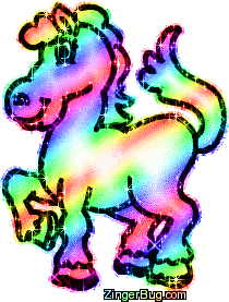 Click to get the codes for this image. Glitter Graphic: Pony Rainbow 2, Animals, Animals  Horses  Hooved Creatures Free Image, Glitter Graphic, Greeting or Meme for Facebook, Twitter or any forum or blog.