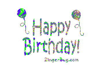 Click to get the codes for this image. Happy birthday Glitter Balloons, Birthday Balloons, Happy Birthday Free Image, Glitter Graphic, Greeting or Meme for Facebook, Twitter or any forum or blog.