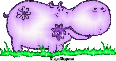 Click to get the codes for this image. Glittered Purple Hippo Graphic, Animals, Animal Free Image, Glitter Graphic, Greeting or Meme for Facebook, Twitter or any forum or blog.