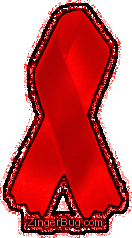 Click to get the codes for this image. Glittered Red Ribbon Graphic, Support Ribbons, Support Ribbons, World AIDS Day Free Image, Glitter Graphic, Greeting or Meme for Facebook, Twitter or any forum or blog.