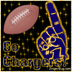 Click to get the codes for this image. Go Chargers Glitter Graphic, Sports  NFL Teams Free Image, Glitter Graphic, Greeting or Meme for Facebook, Twitter or any blog.