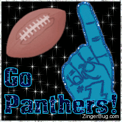 Click to get the codes for this image. Go Panthers Glitter Graphic, Sports  NFL Teams Free Image, Glitter Graphic, Greeting or Meme for Facebook, Twitter or any blog.