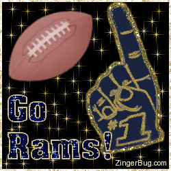 Click to get the codes for this image. Go Rams Glitter Graphic, Sports  NFL Teams Free Image, Glitter Graphic, Greeting or Meme for Facebook, Twitter or any blog.