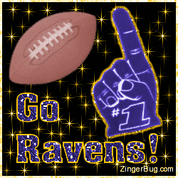 Click to get the codes for this image. Go Ravens Glitter Graphic, Sports  NFL Teams Free Image, Glitter Graphic, Greeting or Meme for Facebook, Twitter or any blog.