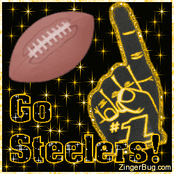 Click to get the codes for this image. Go Steelers Glitter Graphic, Sports  NFL Teams Free Image, Glitter Graphic, Greeting or Meme for Facebook, Twitter or any blog.