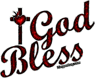 Click to get the codes for this image. God Bless Red Glitter Script, Faith and Spirituality, Religious  Christian, Popular Favorites Glitter Graphic, Comment, Meme, GIF or Greeting