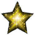 Click to get the codes for this image. Golden Glitter Star With Silver Border, Stars Free Image, Glitter Graphic, Greeting or Meme.