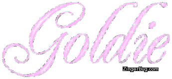 Click to get the codes for this image. Goldie Pink Glitter Name, Girl Names Free Image Glitter Graphic for Facebook, Twitter or any blog.