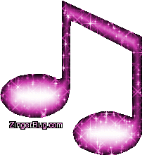Click to get the codes for this image. Glitter Graphic Music Notes Magenta, Music Comments, Musical Symbols  Instruments Free Image, Glitter Graphic, Greeting or Meme for Facebook, Twitter or any blog.