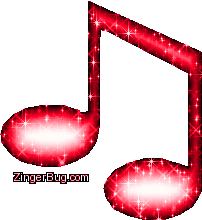 Click to get the codes for this image. Glitter Graphic Music Notes Red, Music Comments, Musical Symbols  Instruments Free Image, Glitter Graphic, Greeting or Meme for Facebook, Twitter or any blog.