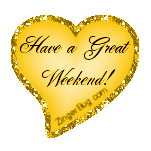 Click to get the codes for this image. Have a Great Weekend Gold Heart Glitter Graphic, Have a Great Weekend, Hearts Free Image, Glitter Graphic, Greeting or Meme for any Facebook, Twitter or any blog.