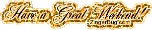 Click to get the codes for this image. Have a Great Weekend Script Gold Glitter Text Graphic, Have a Great Weekend Free Image, Glitter Graphic, Greeting or Meme for any Facebook, Twitter or any blog.