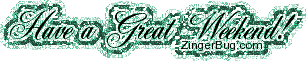 Click to get the codes for this image. Have a Great Weekend Script Green Glitter Text Graphic, Have a Great Weekend Free Image, Glitter Graphic, Greeting or Meme for any Facebook, Twitter or any blog.